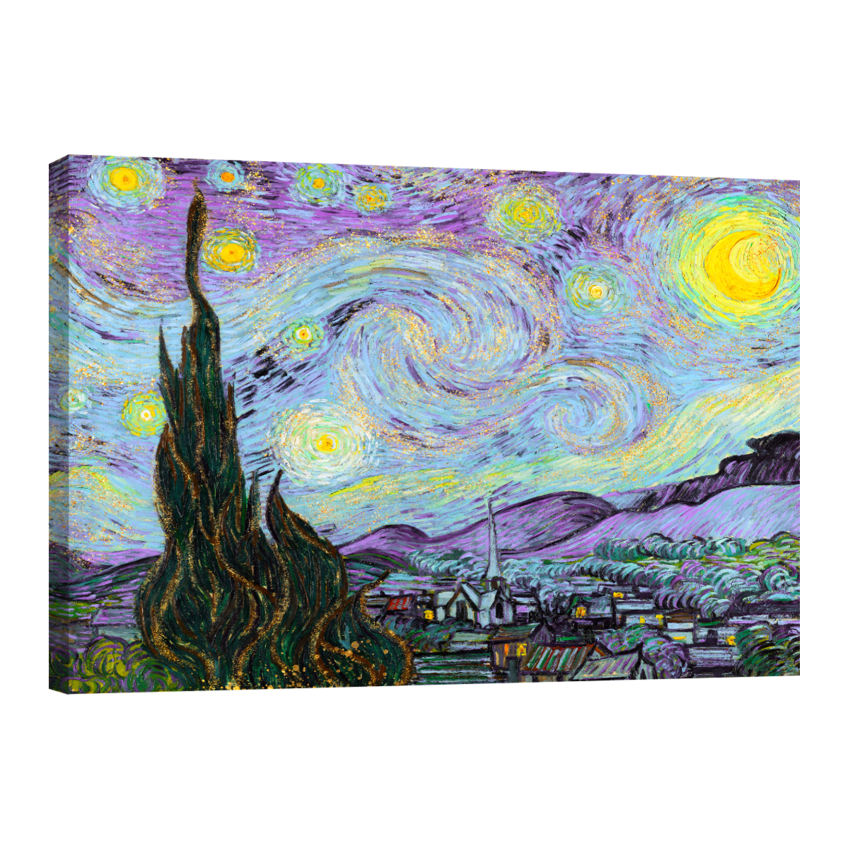 Cuadro Canvas Revolution Noche Estrellada 2 - 90 x 60 cm