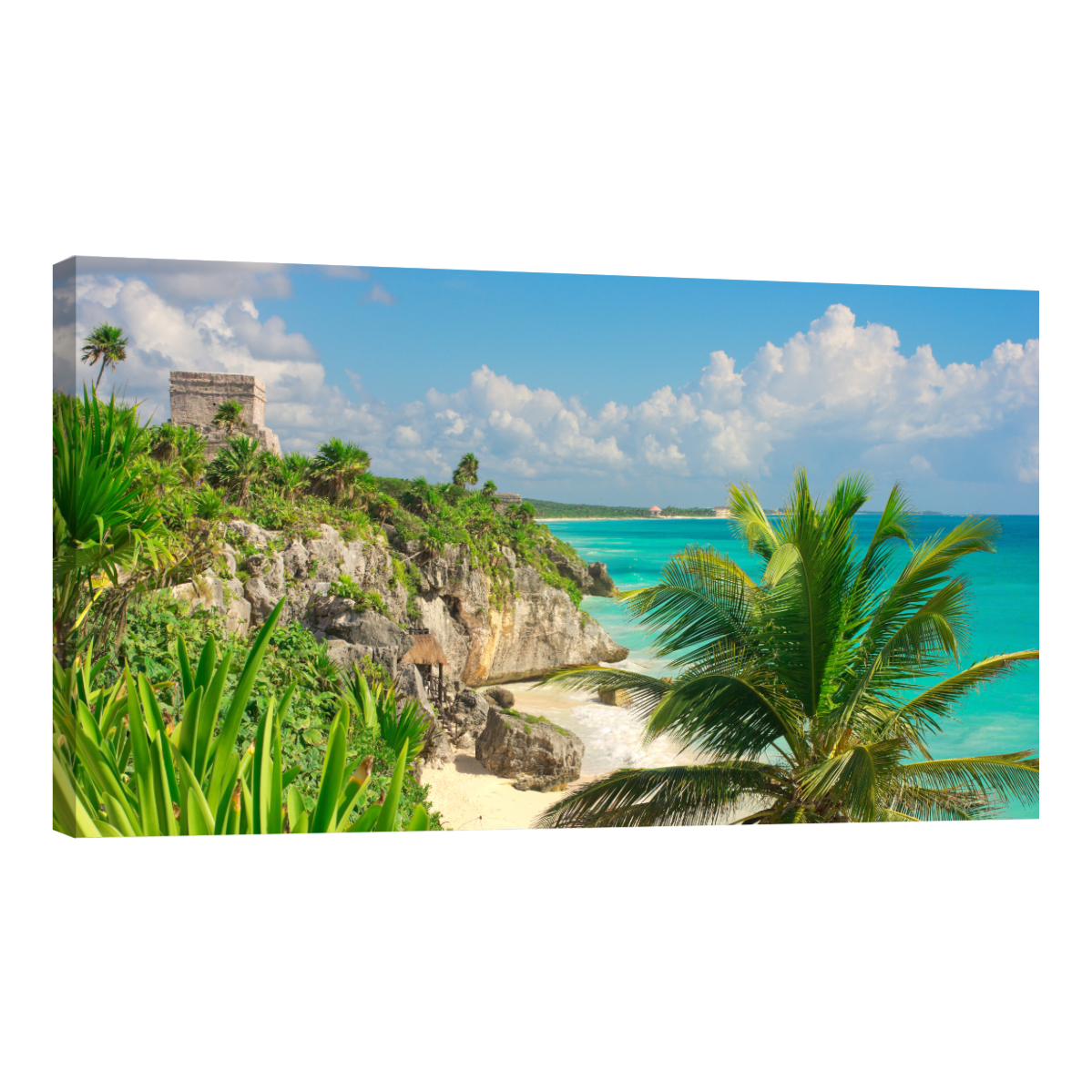 Foto 2 pulgar | Cuadro Playa Tulum Canvas Revolution 120 x 60 cm