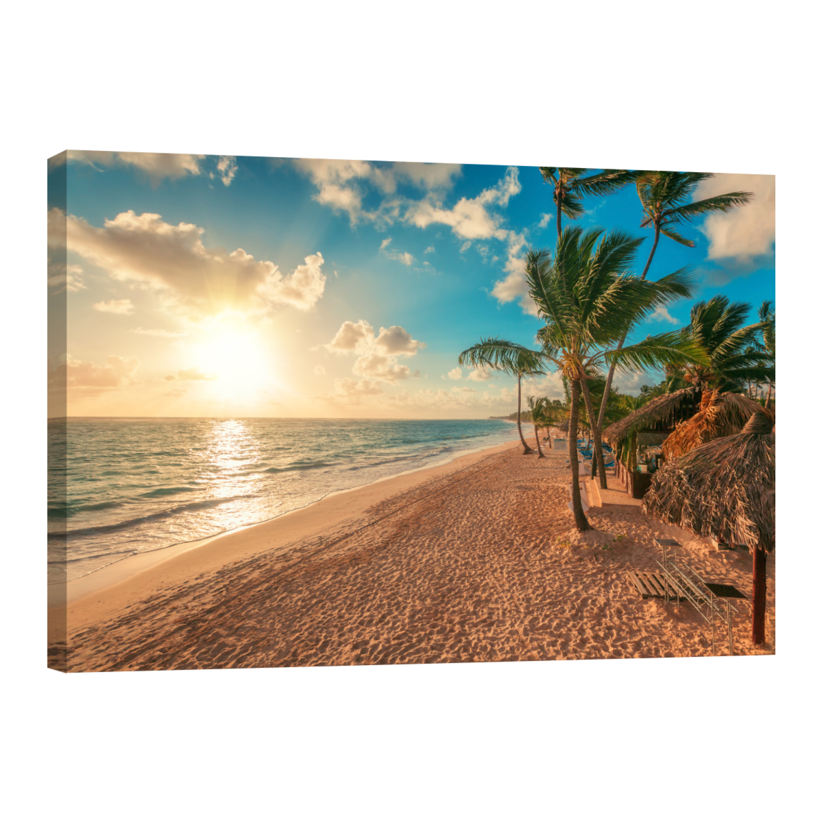 Cuadro Canvas Revolution Playa Punta Cana Rectangular