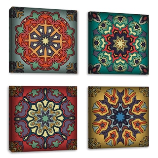 Foto 1 | Cuadros Decorativos 30 x 30 cm Canvas Revolution 4 Piezas