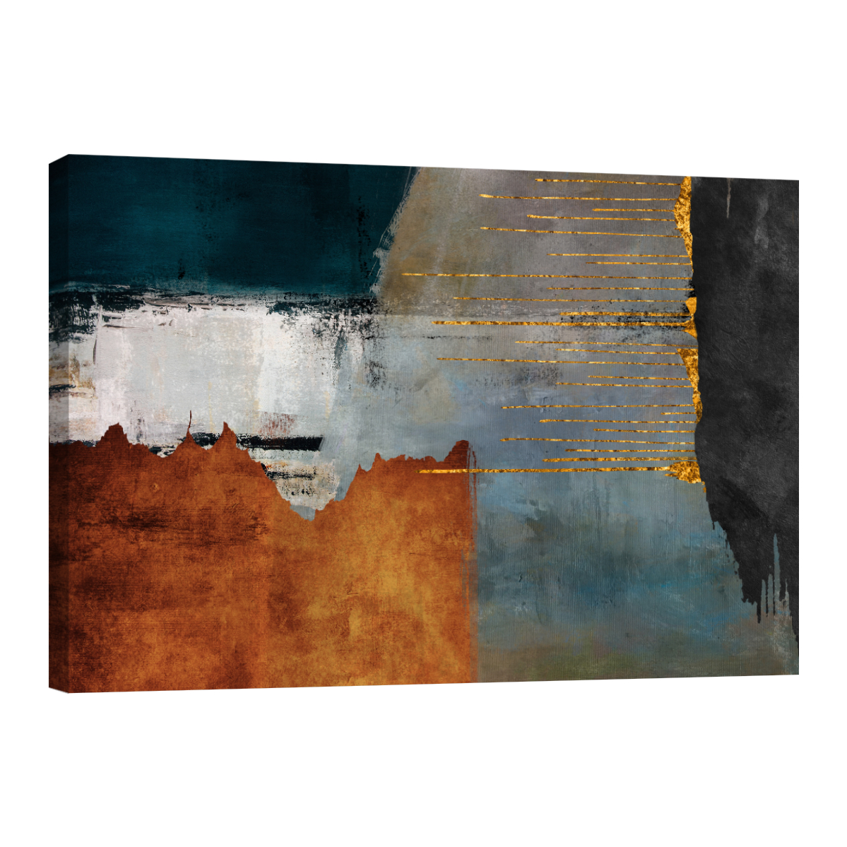 Foto 1 | Cuadro Canvas Revolution Abstracto Fragmentación Abstracta 120 x 80 cm