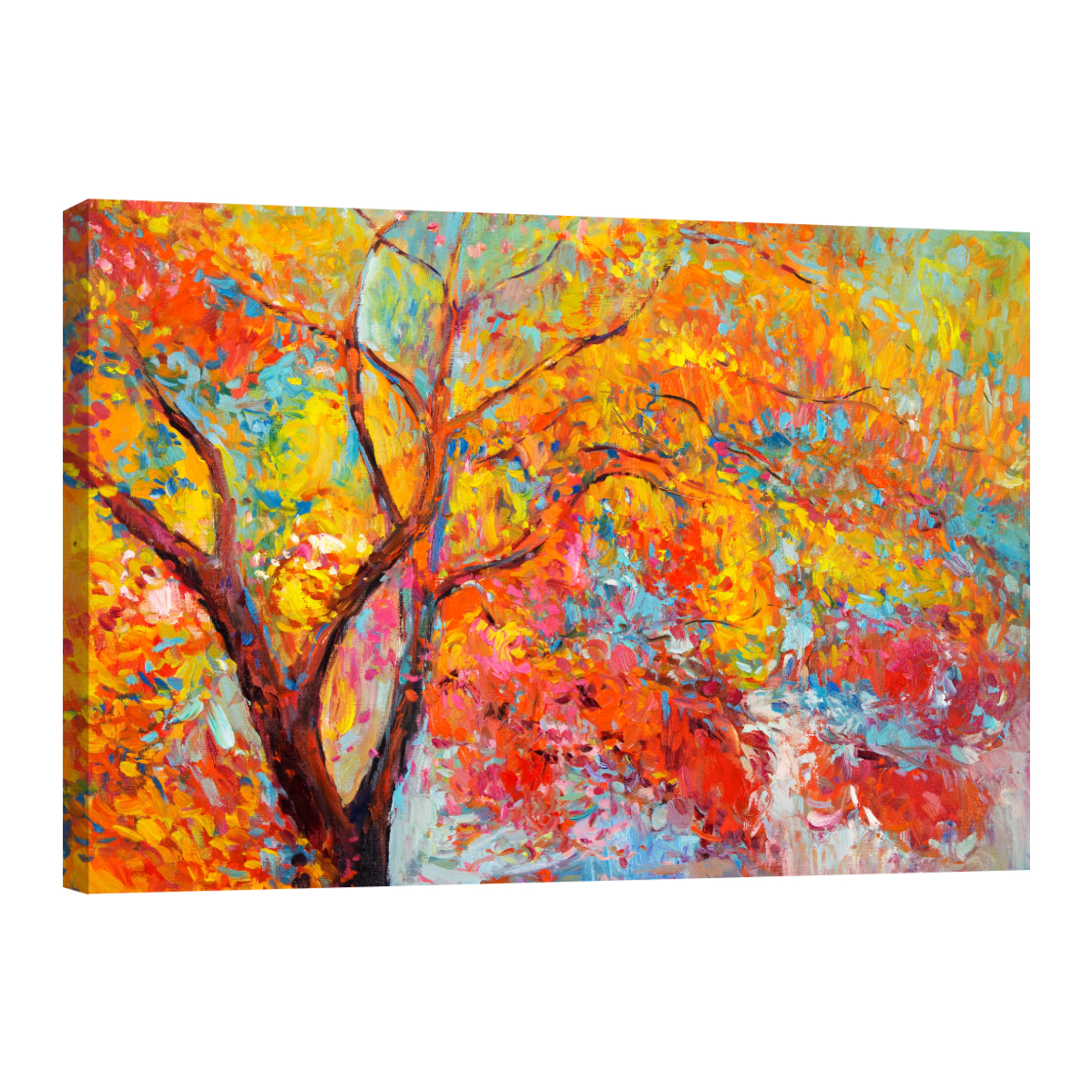 Foto 2 pulgar | Cuadro Canvas Revolution 120 X 80 CM Pintura Impresa Árbol en Otoño 2