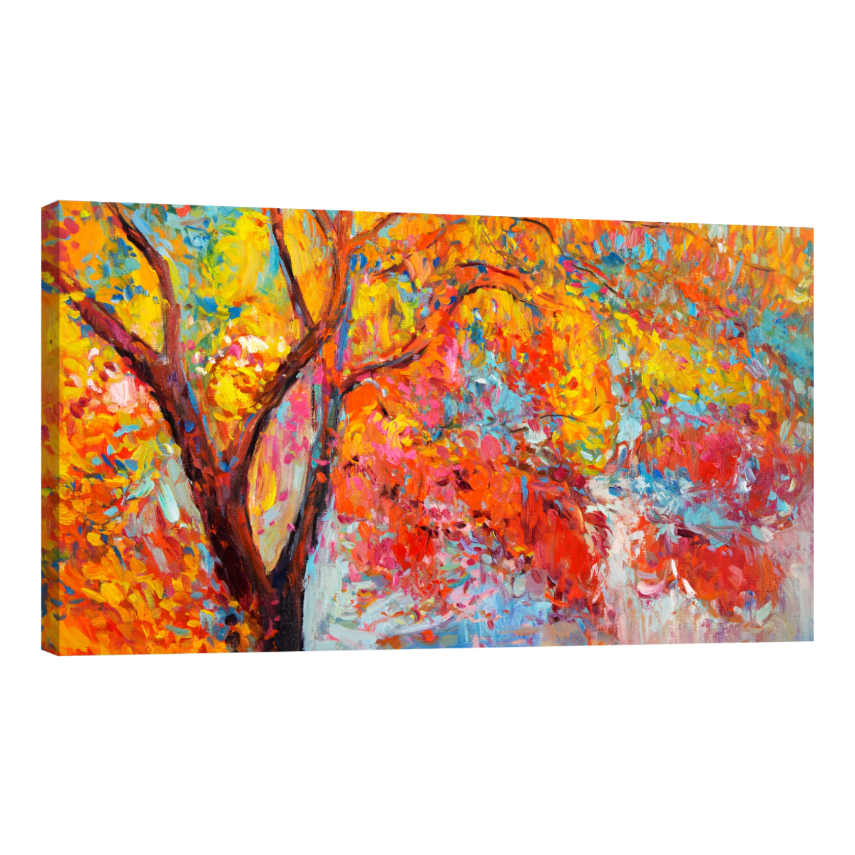 Foto 2 pulgar | Cuadro Canvas Revolution 160 X 80 CM Pintura Impresa Árbol en Otoño 2