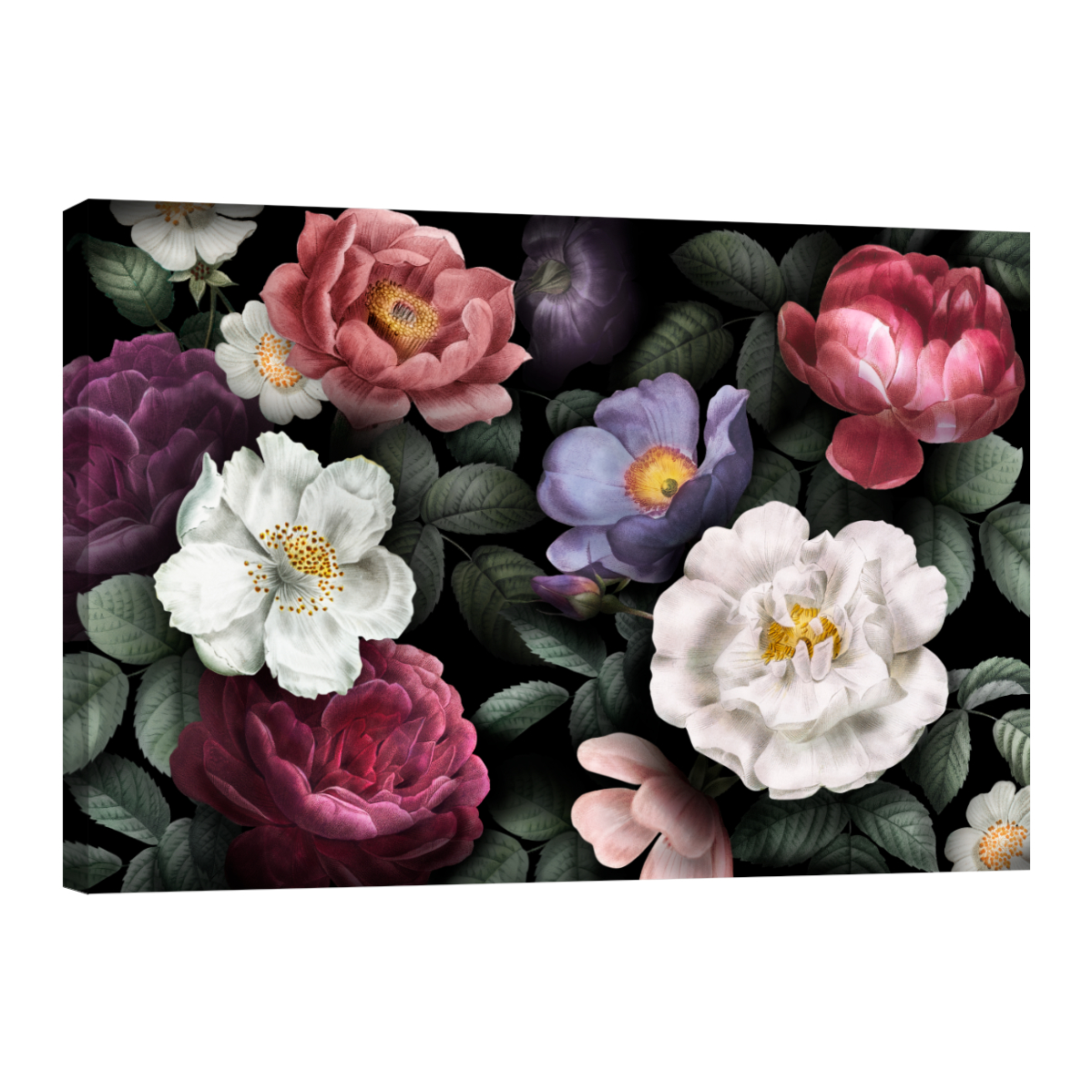 Foto 2 pulgar | Cuadro Canvas Revolution 120 X 80 CM Pintura Impresa Flores Vintage