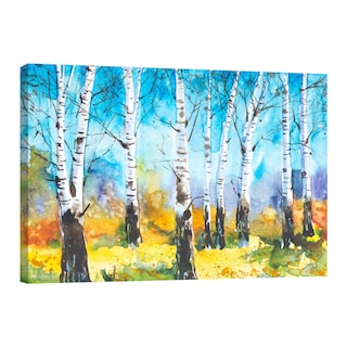 Foto 1 | Cuadro Canvas Revolution Pintura Impresa Bosque En Otoño 120 x 80 cm