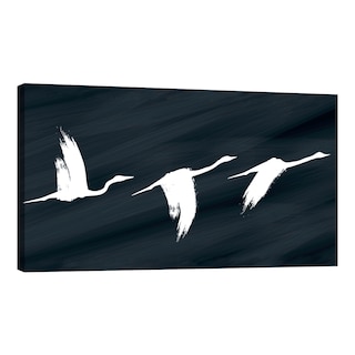 Foto 1 | Cuadro Canvas Revolution Pintura Impresa Siluetas De Aves 160 x 80 cm