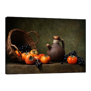 Foto 1 | Cuadro Canvas Revolution 90 x 60 cm Canasto Con Persimon