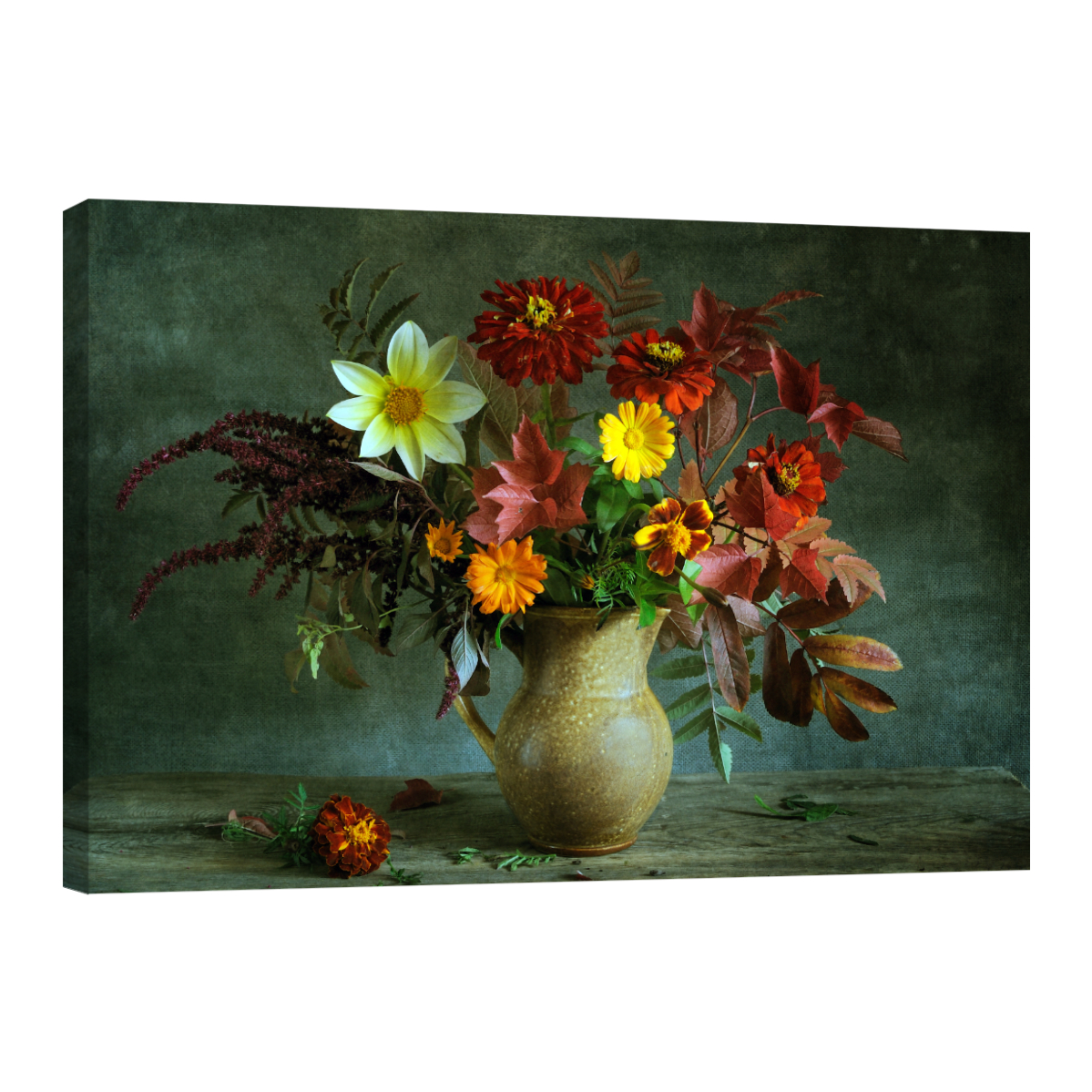 Cuadro Canvas Revolution 90 X 60 CM Hermoso Ramo de Flores