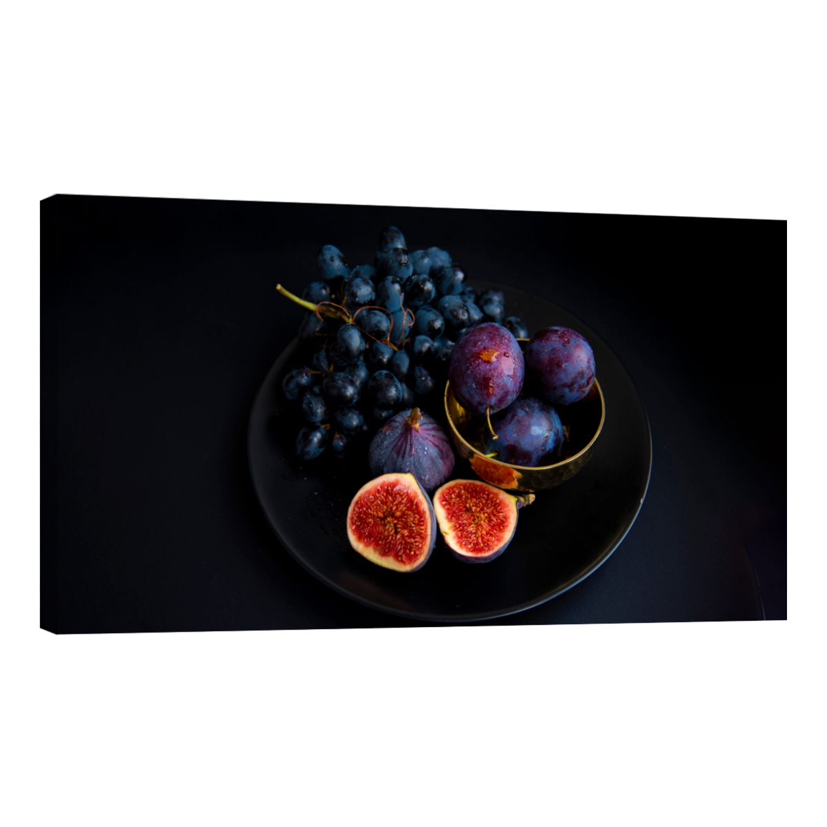 Cuadro Canvas Revolution 120 x 60 cm Higos Ciruelas y Uvas