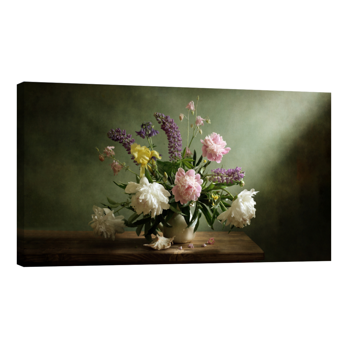 Cuadro Canvas Revolution 120 x 60 cm Hermoso Florero Blanco