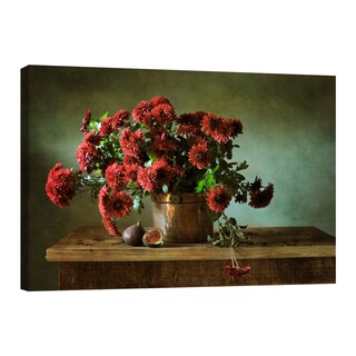 Foto 1 | Cuadro Canvas Revolution 90 x 60 cm Flores Rojas De Otoño