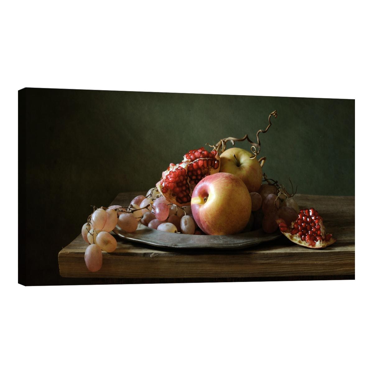 Cuadro Canvas Revolution 120 x 60 cm - Manzanas Granadas y Uvas