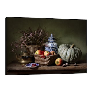 Foto 1 | Cuadro Canvas Revolution 90 x 60 cm -Manzanas Junto a Calabaza