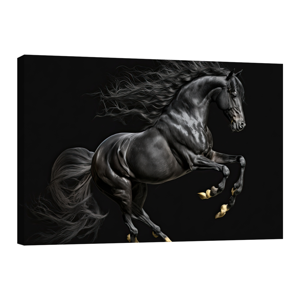 Cuadro Decorativo Canvas Revolution Caballo 120 x 80 cm