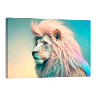 Foto 1 | Cuadro Canvas Revolution 120 X 80 cm León Tono Pastel