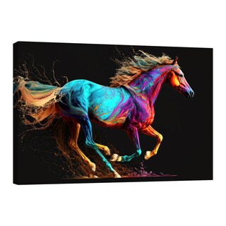 Foto 1 | Cuadro Canvas Revolution 120 x 80 cm Caballo Colorido