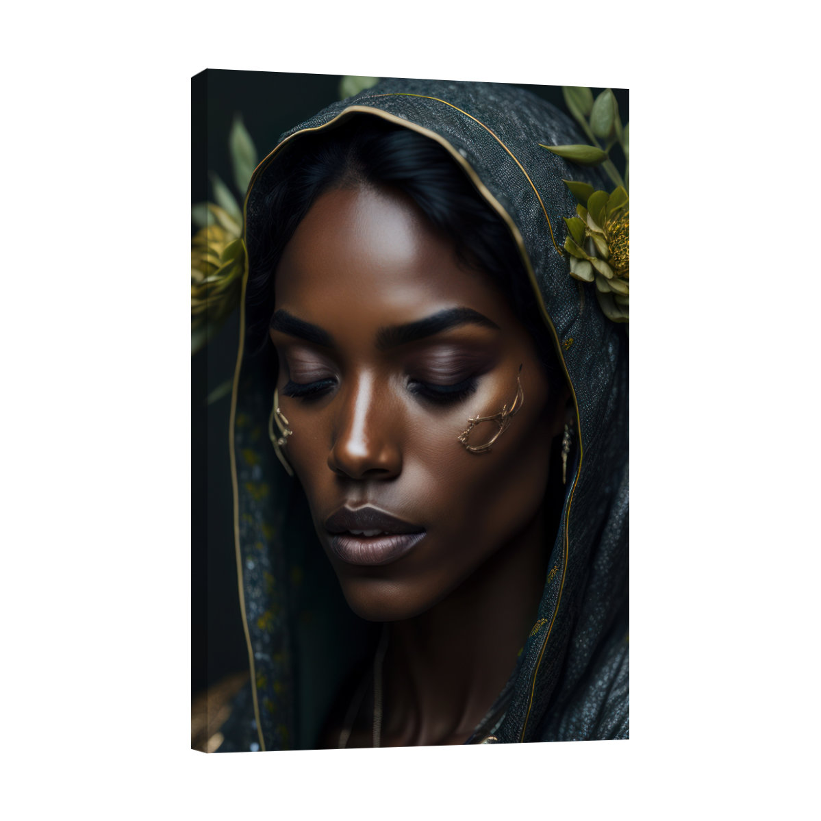 Cuadro Canvas Revolution 120 x 80 cm Belleza Africana