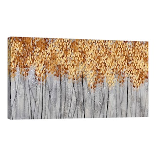 Foto 1 | Cuadro Canvas Revolution 160 X 80 CM Árboles con Hojas de Cobre