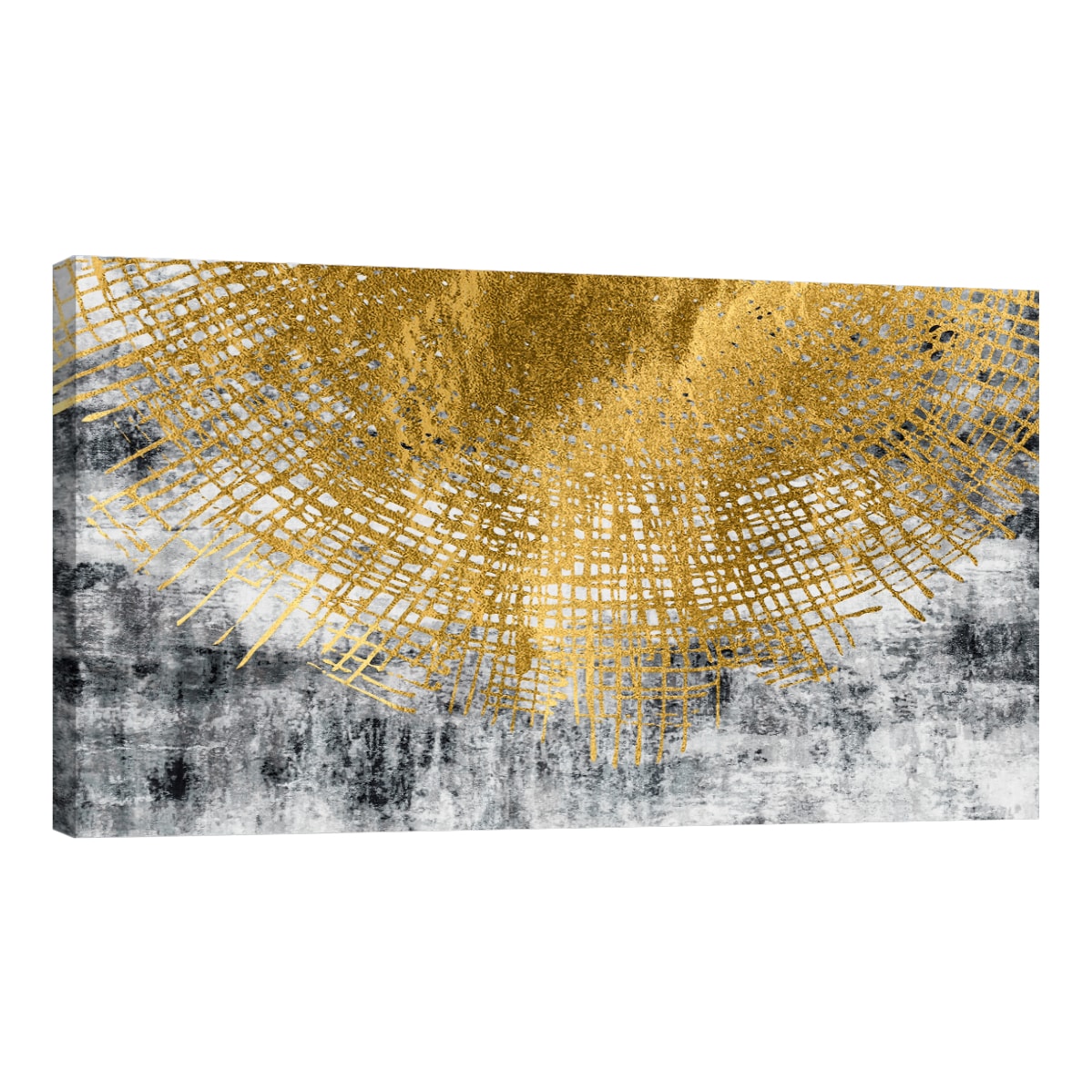 Cuadro Decorativo Canvas Revolution Tronco Dorado 120 x 60 cm $1,123