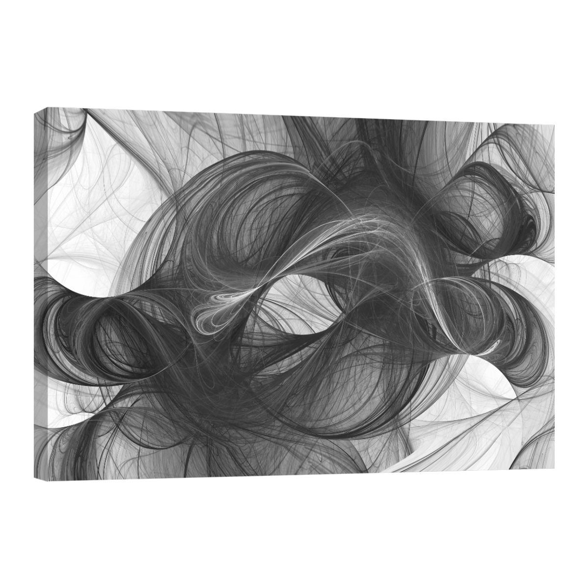 Foto 2 pulgar | Cuadro Canvas Revolution 120 X 80 CM Olas Grises Minimalistas
