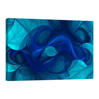 Foto 1 | Cuadro Canvas Revolution 120 X 80 CM Olas Cian Minimalistas