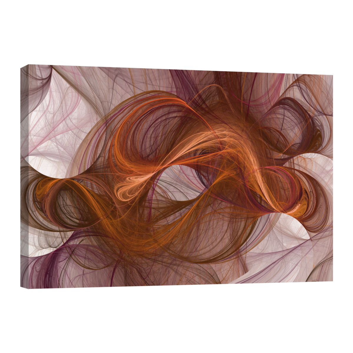 Foto 2 pulgar | Cuadro Canvas Revolution 120 x 80 cm Olas Cobre Minimalistas