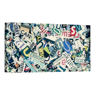 Foto 1 | Cuadro Canvas Revolution 160 x 80 cm Recortes De Revistas