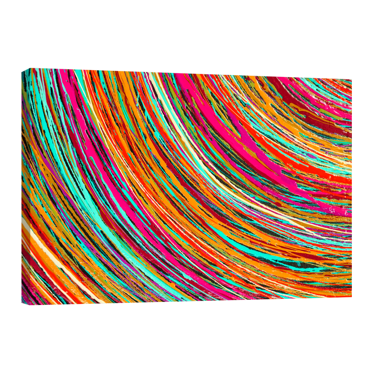 Foto 2 pulgar | Cuadro Canvas Revolution 120 X 80 CM Líneas de Varios Colores