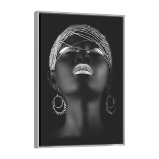 Foto 1 | Cuadro Canvas Revolution Mujer 60 x 90 cm con Marco color Plata