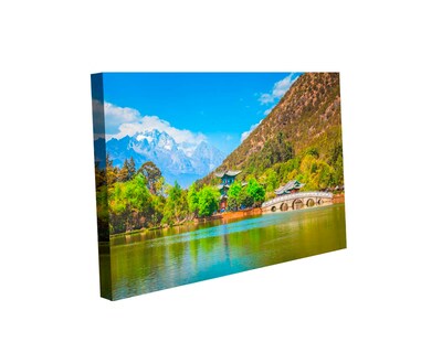 Foto 1 | Cuadro Decorativo Canvas Art Dragón En El Casco Antiguo Lijiang En China Multicolor 130x80cm