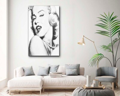Foto 2 | Cuadro Decorativo Canvas Art Famosa Pose M Morroe Multicolor 130x80cm