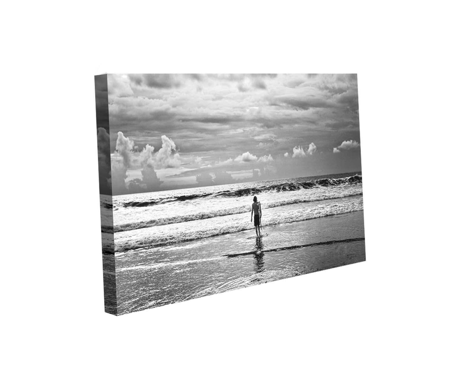 Cuadro Decorativo Canvas Art Hombres Surfistas y Oceánicos  Multicolor 130 x 80 cm