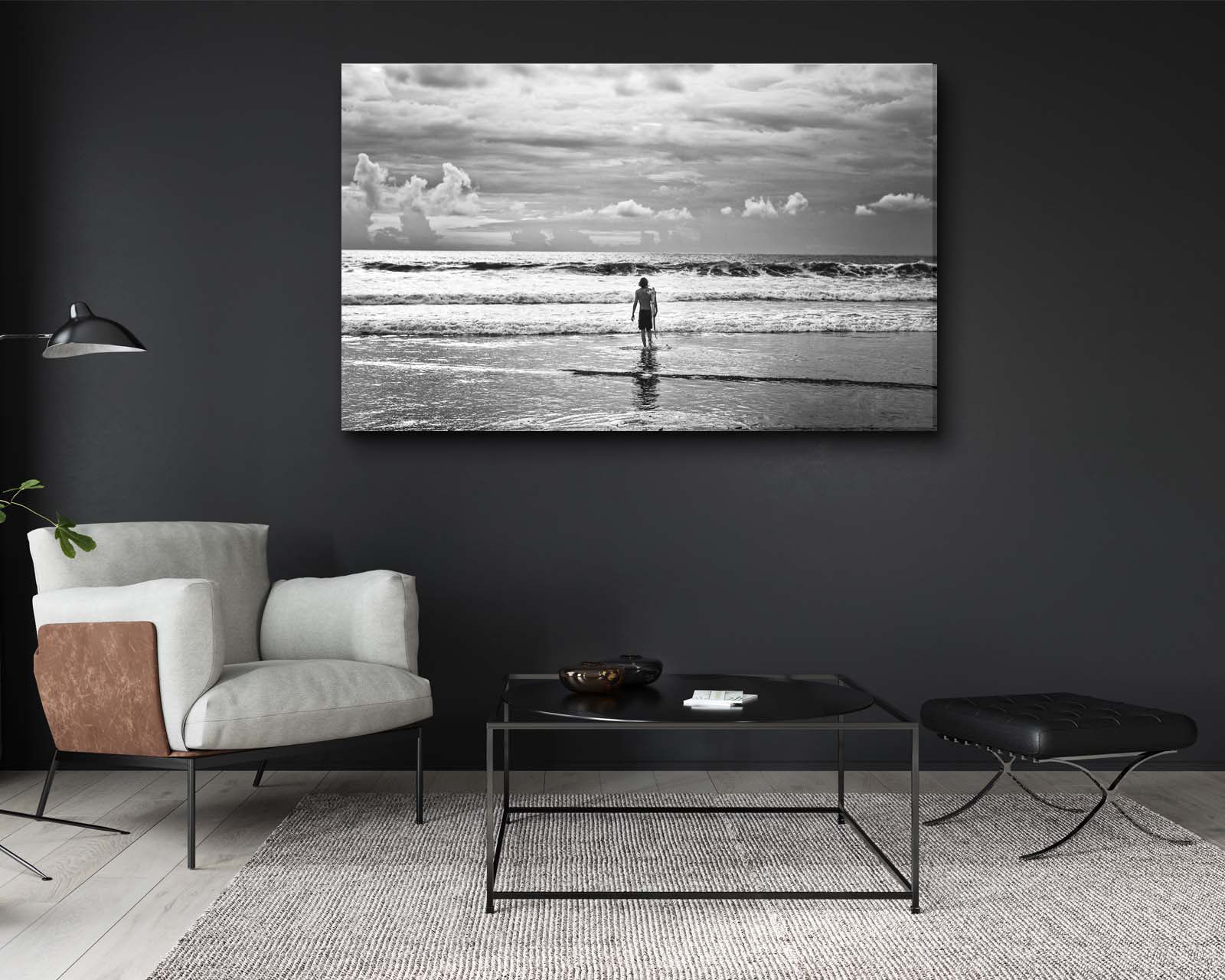 Foto 3 pulgar | Cuadro Decorativo Canvas Art Hombres Surfistas y Oceánicos  Multicolor 130 x 80 cm