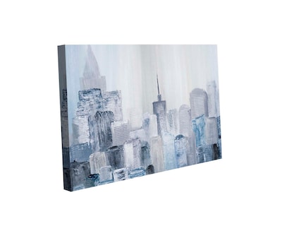 Foto 1 | Cuadro Decorativo Canvas Art Ciudad Abstracta de Pintura Acrílica Multicolor 130X 80 CM
