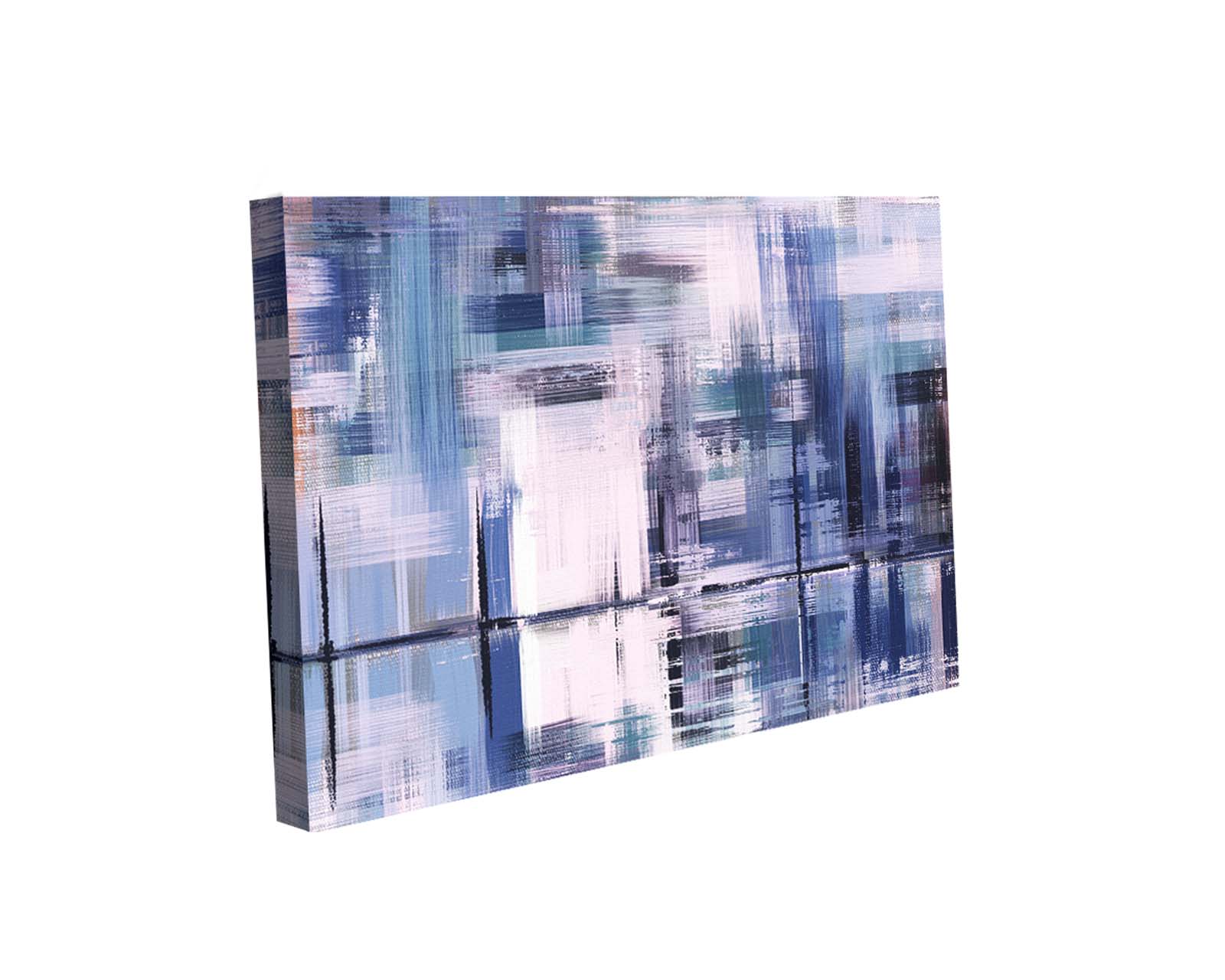 Cuadro Decorativo Canvas Art Estilo Contemporáneo con Reflejos Multicolor 130 X 80 CM