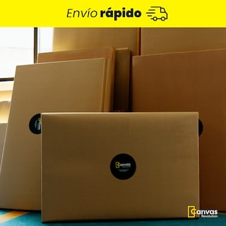 Foto 5 | Cuadro Canvas Revolution Mármol Galáctico 120 x 60 cm con Marco color Dorado