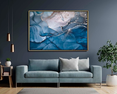 Foto 2 | Cuadro Decorativo Canvas Art Patrón Mármol