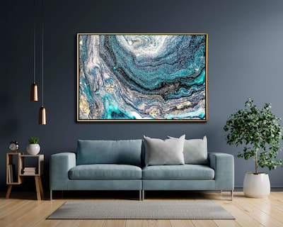 Foto 2 | Cuadro Decorativo Canvas Art Granito Marmoleado