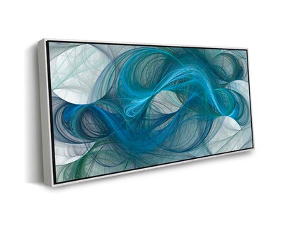 Foto 1 | Cuadro Decorativo Canvas Art Arte Fractal de Espacio