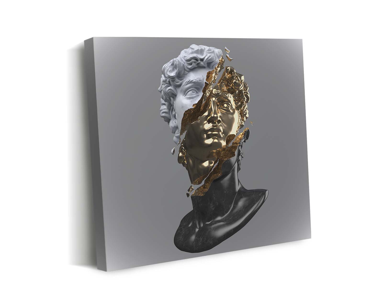 Cuadro Decorativo Canvas Art Busto de Mármol de David