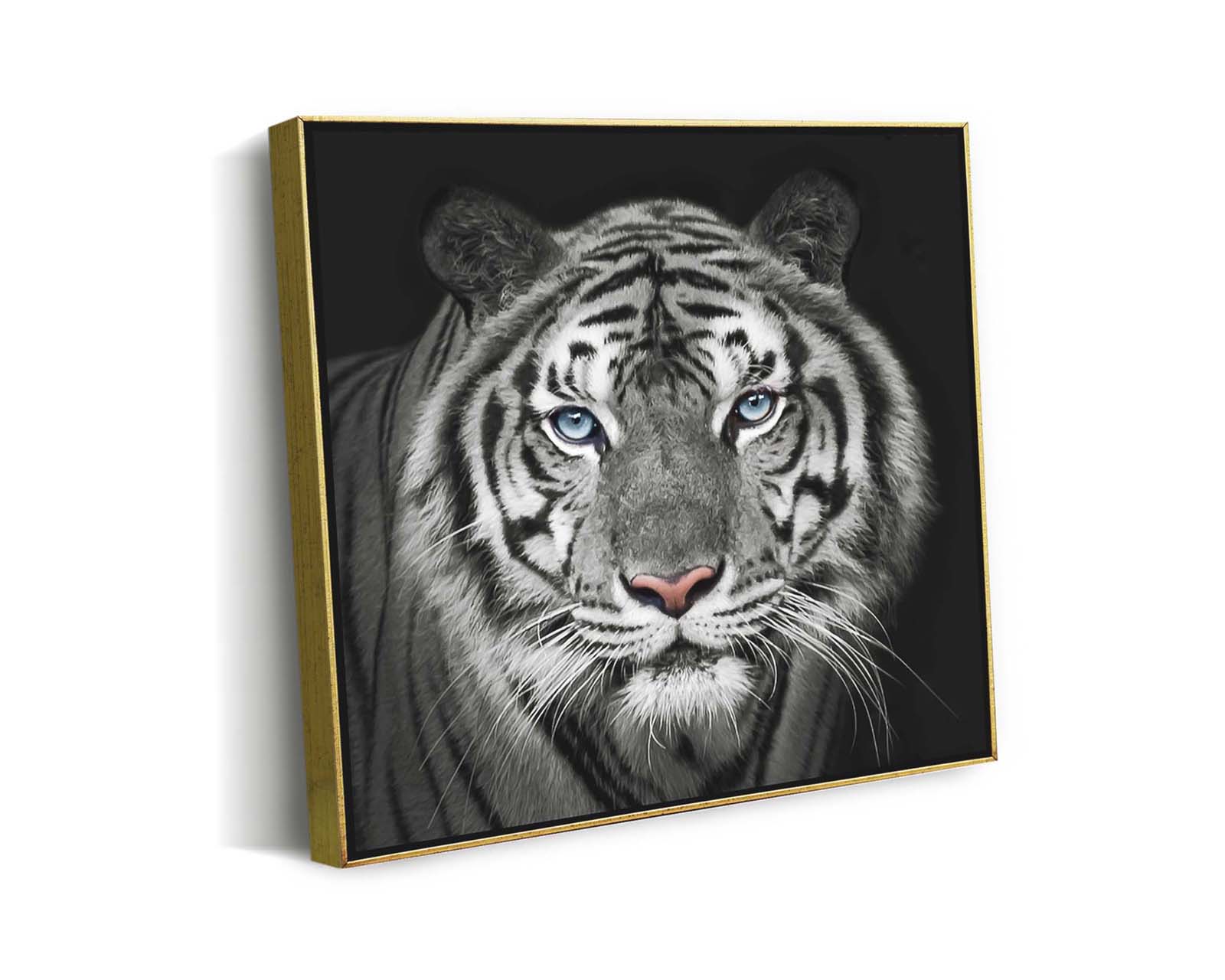 Foto 2 pulgar | Cuadro Decorativo Canvas Art Tigre Blanco Indochino