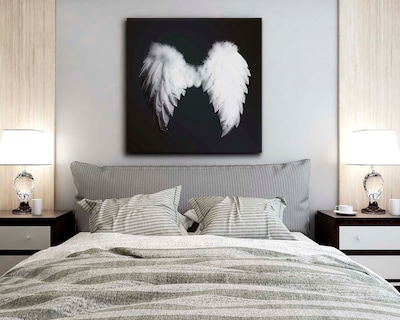 Foto 2 | Cuadro Decorativo Canvas Art Alas de Ángel