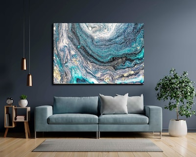 Foto 2 | Cuadro Decorativo Canvas Art Granito Marmoleado