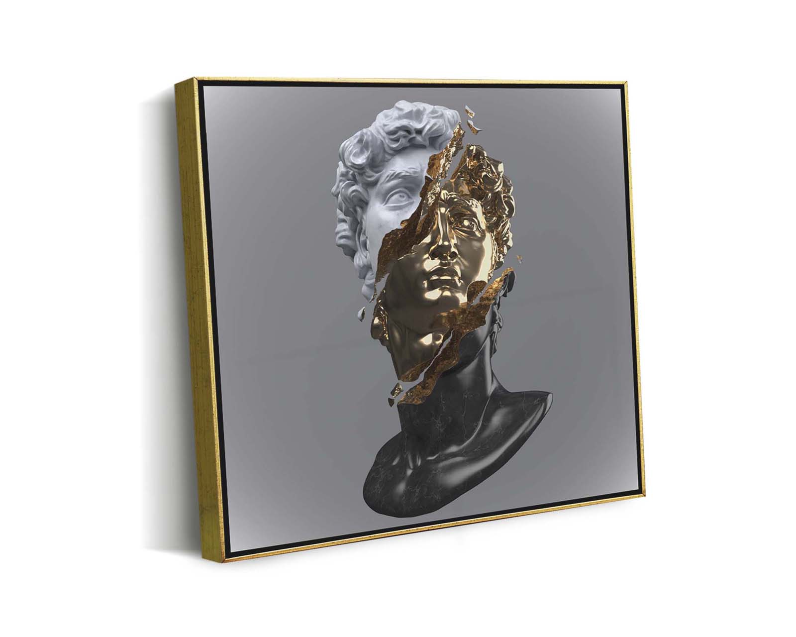 Cuadro Decorativo Canvas Art Busto de Mármol de David