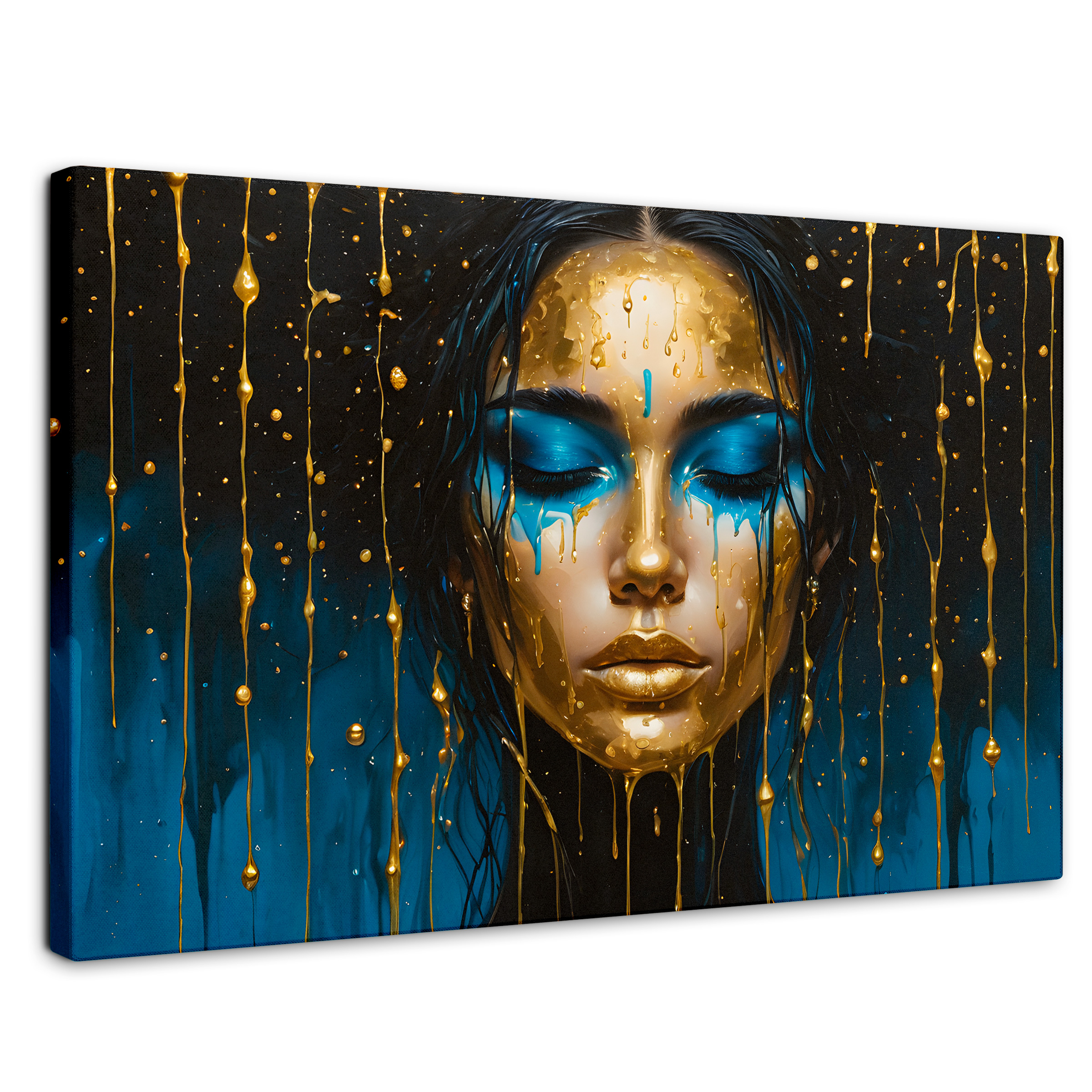 Cuadro Decorativo Canvas Elegancia Abstracta 90x60