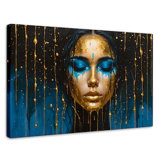 Foto 1 | Cuadro Decorativo Canvas Elegancia Abstracta 90x60