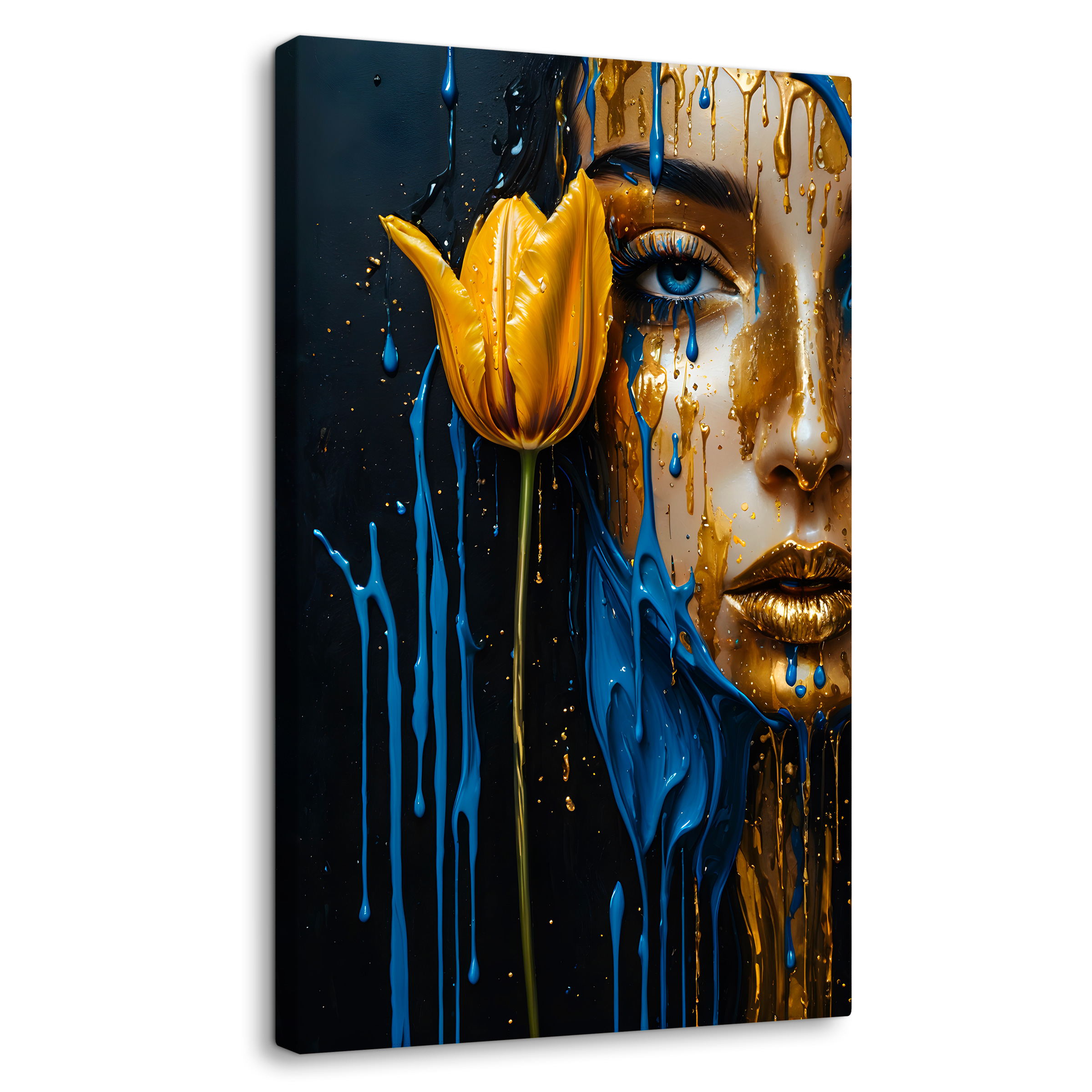 Cuadro Decorativo Canvas Contraste Cromático 60x90