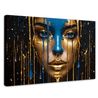 Foto 1 | Cuadro Decorativo Canvas Elegancía Liquida 90x60
