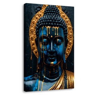 Foto 1 | Cuadro Decorativo Canvas Buda Sombra Dorada 60x90