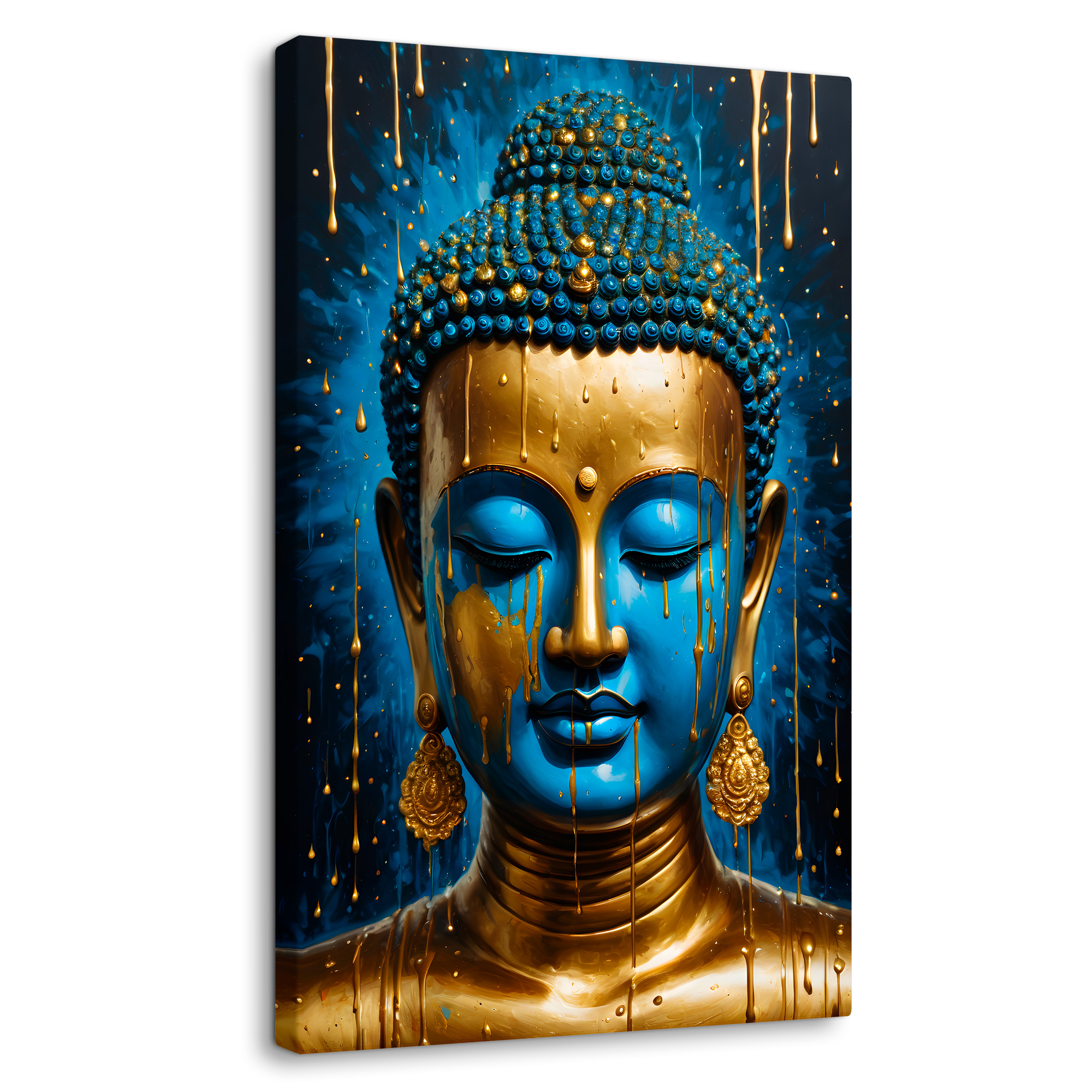 Cuadro Decorativo Canvas Buda Meditación 60x90